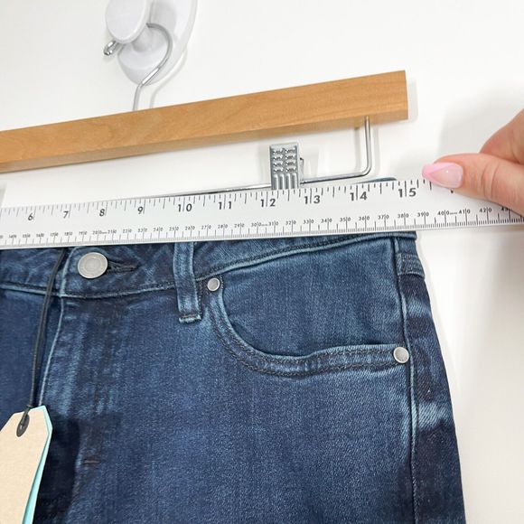 Prana Sienna Skinny Jeans Women Dark Wash Mid Rise Classic Denim Blue Size 8 NWT - Picture 6 of 12